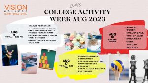 The College Activity Week August 2023