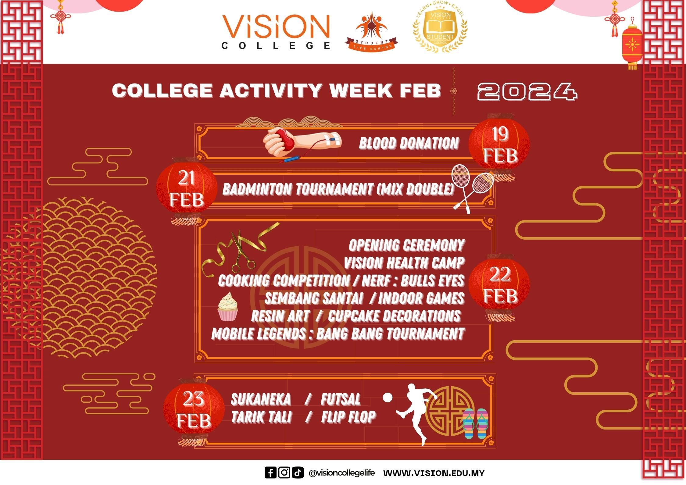 College Activity Week February 2024