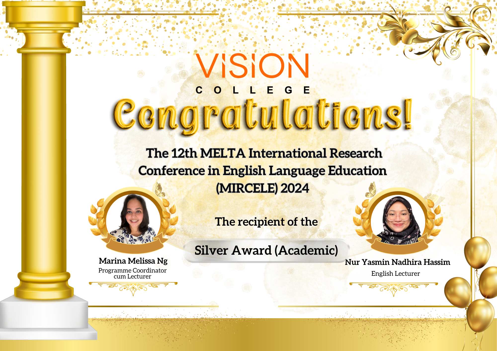 Vision College Celebrates Academic Excellence at MIRCELE 2024