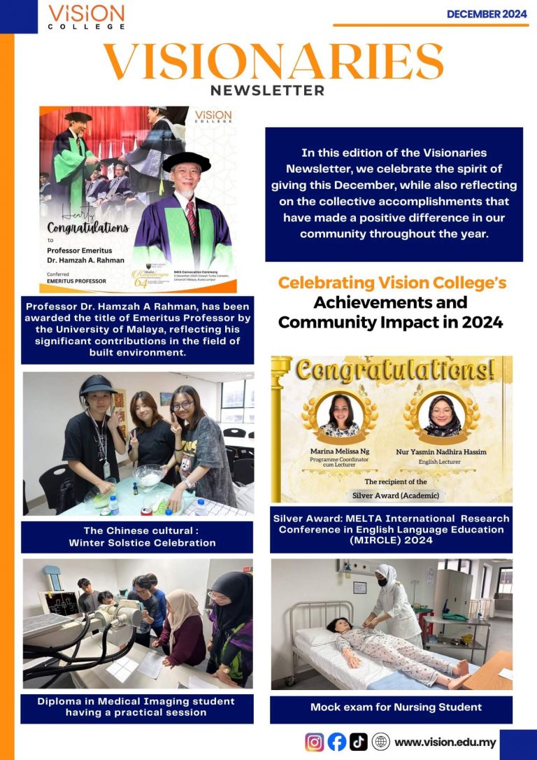 Visionaries Newsletter — December 2024