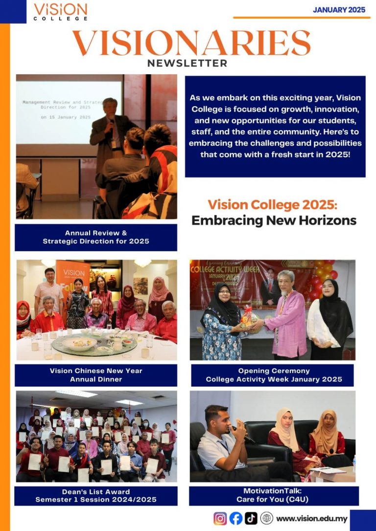 Visionaries Newsletter — January 2025