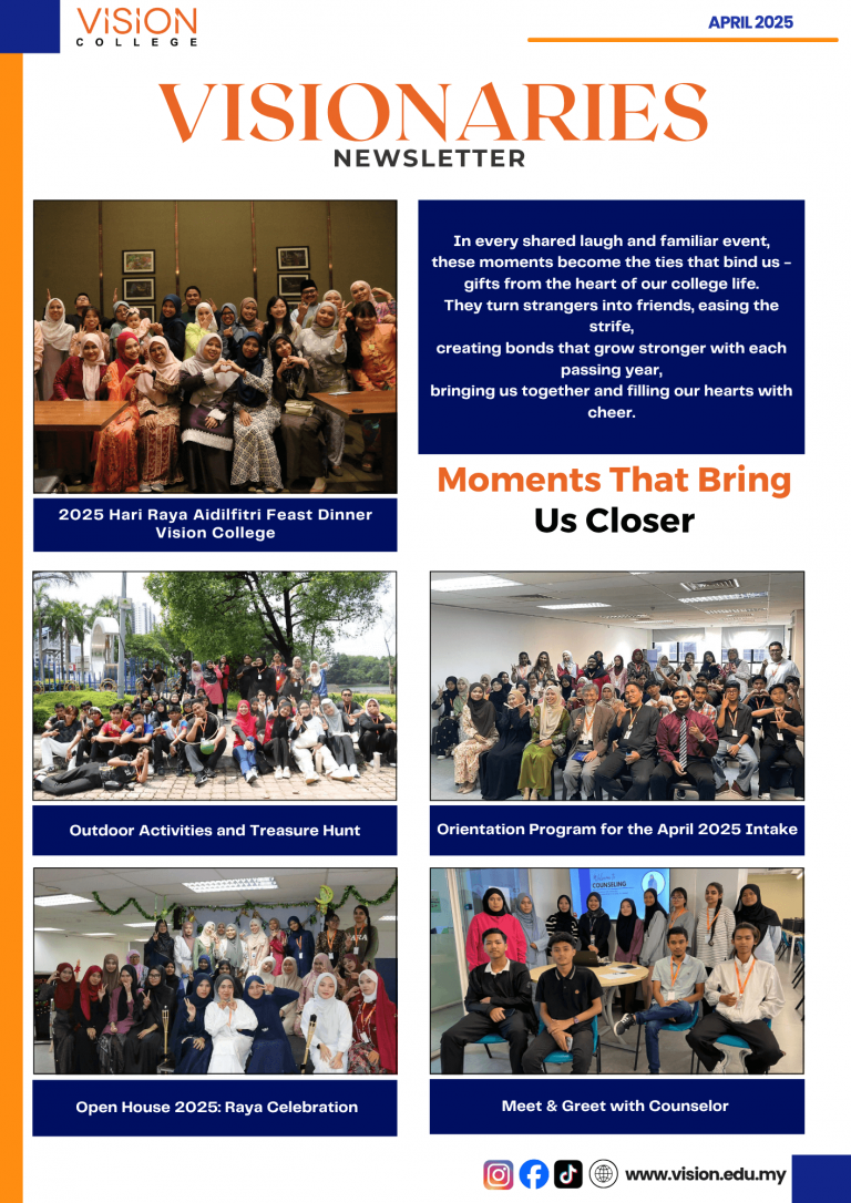 Visionaries Newsletter — April 2025