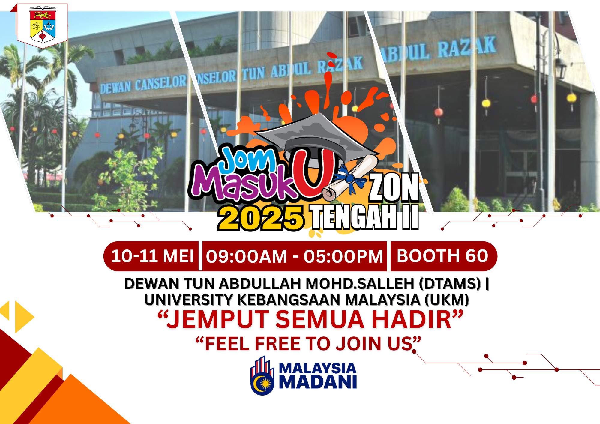 Discover Your Future at Jom Masuk U Zon Tengah II 2025!