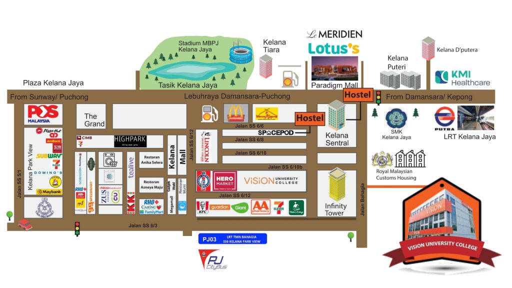 Vision College Map (1)