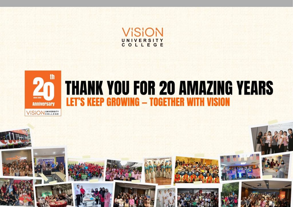 Celebrating 20 Years of Vision: From Vision College to Vision University College