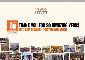 Celebrating 20 Years of Vision: From Vision College to Vision University College