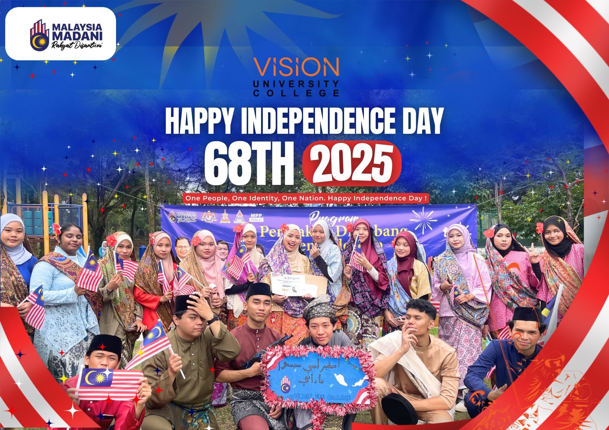 🇲🇾✨ Merdeka Celebration 2025 | Vision University College ✨🇲🇾