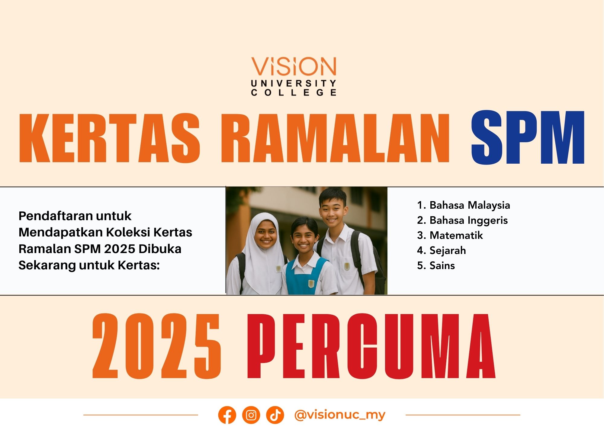 📣 Calling All SPM Students #Batch08!