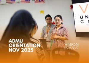 Vision Welcome Students for November 2025 Intake