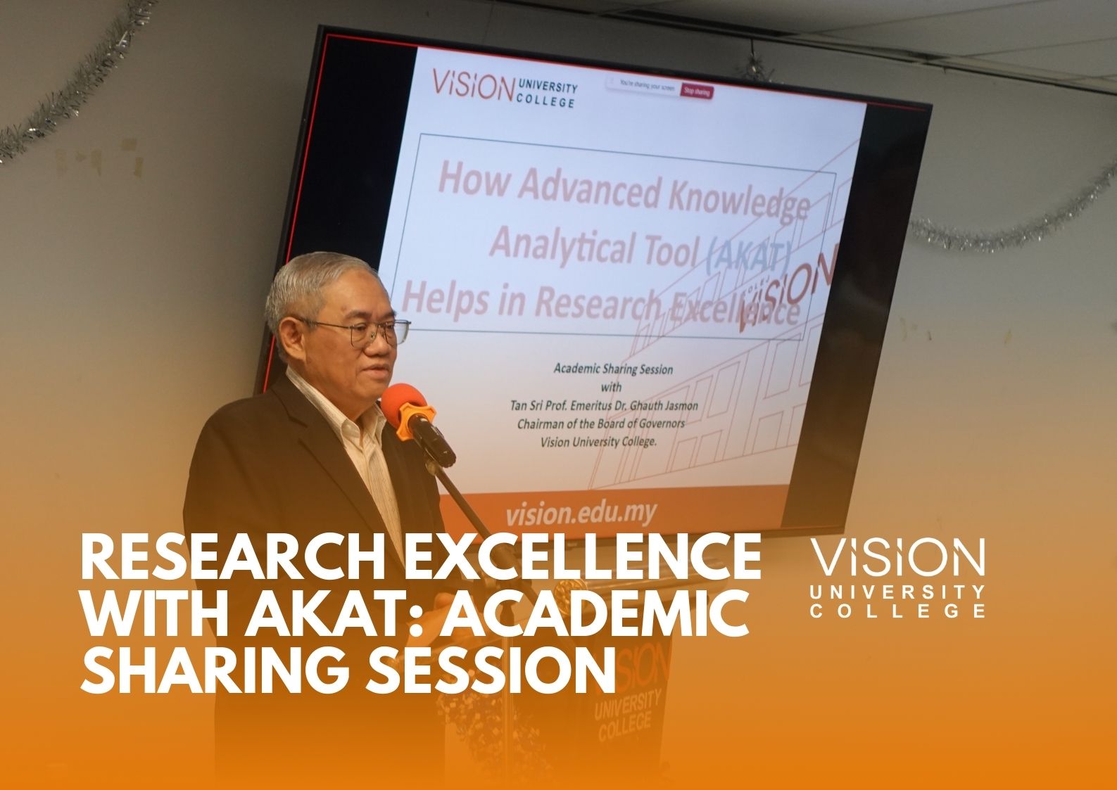 Research Excellence with AKAT: Academic Sharing Session