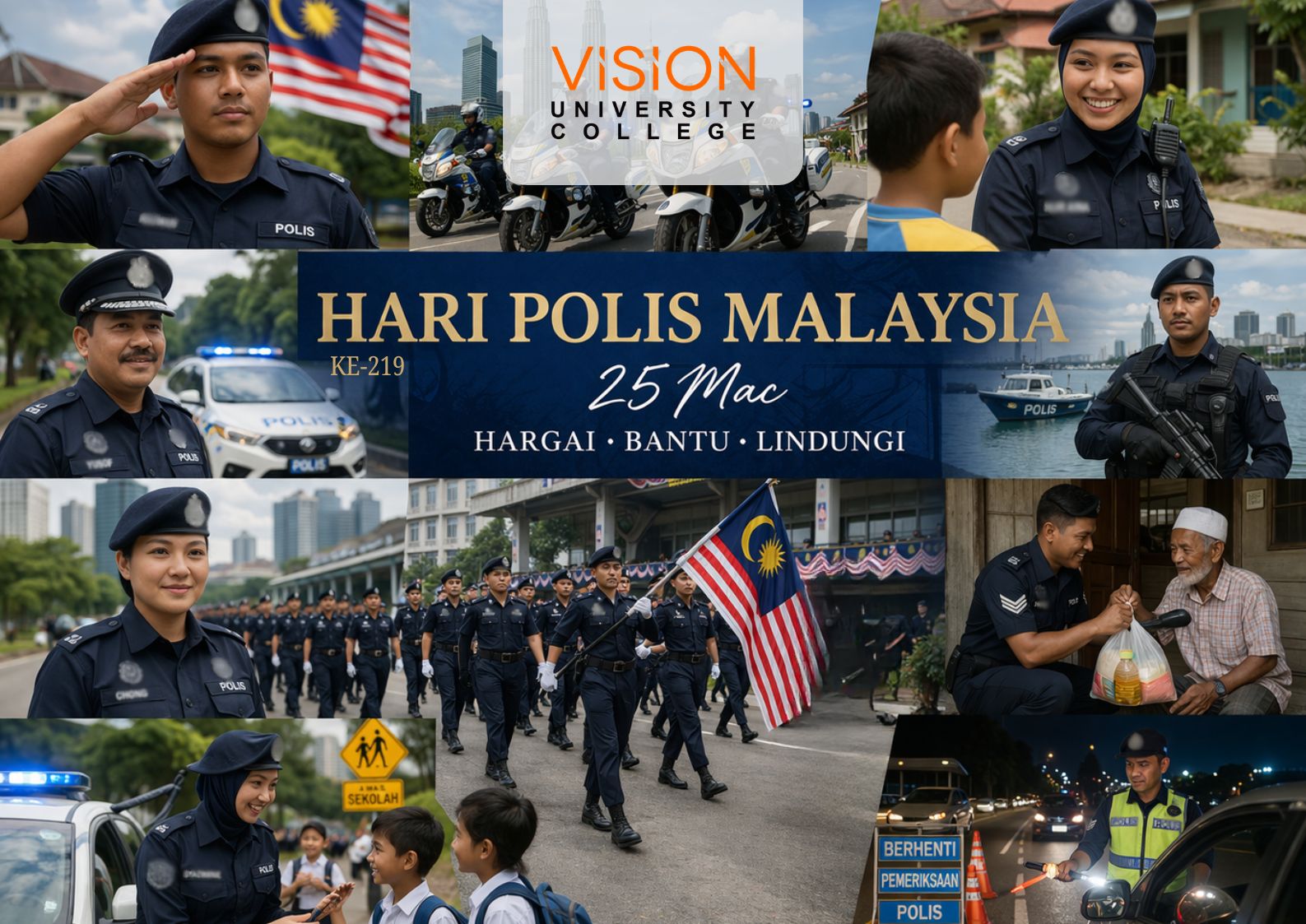 Celebrating Hari Polis ke-219: Dedication, Courage, and Integrity
