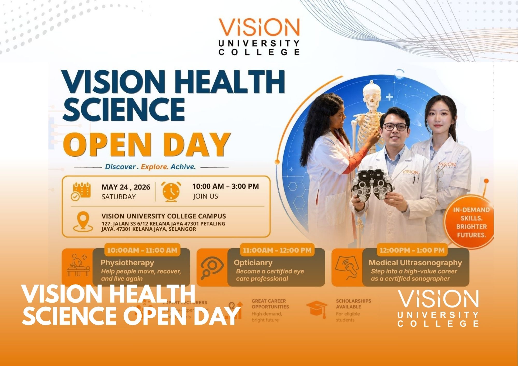 Vision Health Science Open Day