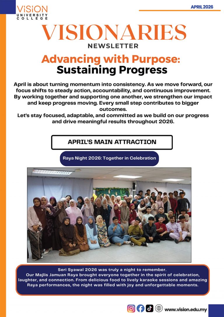 Visionaries Newsletter — April 2026
