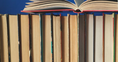 Composition with books on the table Composition with books on the table