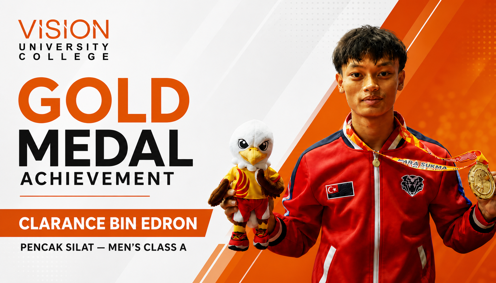 You are currently viewing Pencak Silat Gold Medal: Clarance bin Edron Wins Men’s Class A