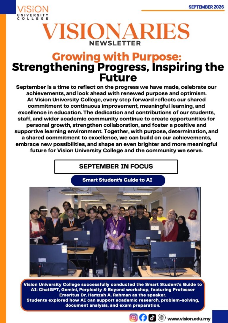 Visionaries Newsletter — September 2026